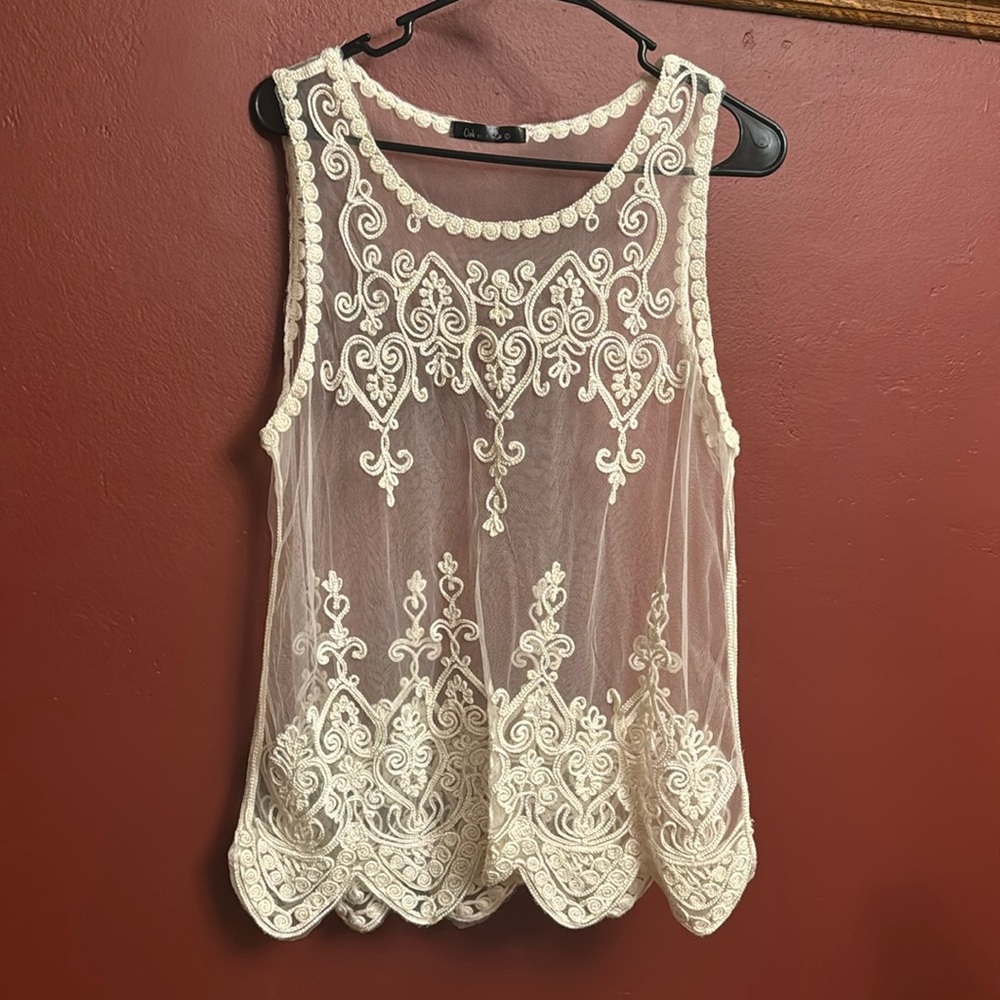 Tank top blouse
